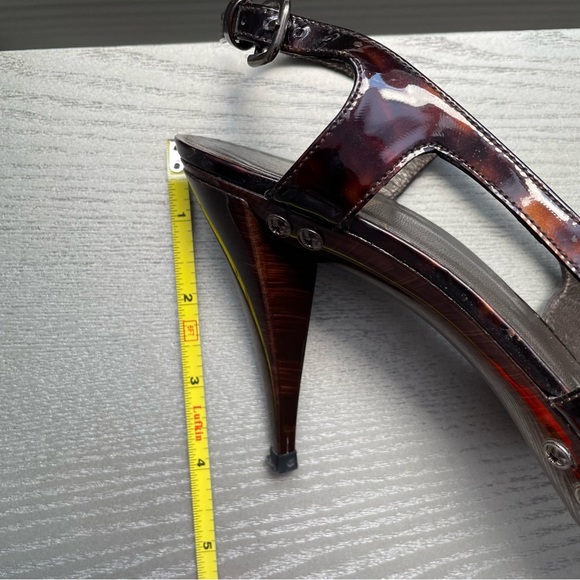 Stuart Weitzman Tortoise Shell Slingback Pumps Size 6. - Picture 5 of 6